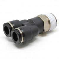 Đầu Nối Nhanh Khí Nén Dạng Chữ Y Ren Ngoài Pisco PX10-04-UC