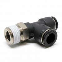 Đầu Nối Nhanh Khí Nén Dạng Chữ T Ren Ngoài Pisco PD12-04-UC