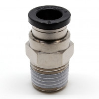 Đầu Nối Nhanh Khí Nén Dạng Thẳng Thân Lục Giác Ren Ngoài Pisco PC8-N2U