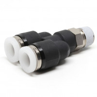 Đầu Nối Nhanh Khí Nén Dạng Chữ Y Ren Ngoài Pisco PX1/4-N1U