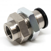 Đầu Nối Nhanh Khí Nén Dạng Thẳng Ren Trong Ngoài Pisco PMF12-02W