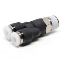 Đầu Nối Nhanh Khí Nén Dạng Chữ Y Ren Ngoài Pisco PX3/16-N3U
