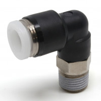 Đầu Nối Nhanh Khí Nén Dạng Cong 90° Ren Ngoài Pisco PL1/4-N1U