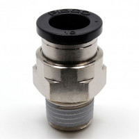 Đầu Nối Nhanh Khí Nén Dạng Thẳng Thân Lục Giác Ren Ngoài Pisco PC10-02-UC