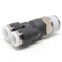 Đầu Nối Nhanh Khí Nén Dạng Chữ Y Ren Ngoài Pisco PX5/16-03-C