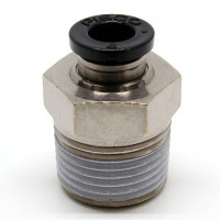 Đầu Nối Nhanh Khí Nén Dạng Thẳng Thân Lục Giác Ren Ngoài Pisco PC6-03-C