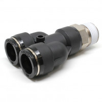 Đầu Nối Nhanh Khí Nén Dạng Chữ Y Ren Ngoài Pisco PX16-04W-C