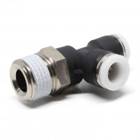 Đầu Nối Nhanh Khí Nén Dạng Chữ T Ren Ngoài Pisco PD3/8-04-C