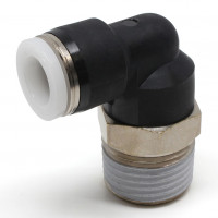 Đầu Nối Nhanh Khí Nén Dạng Cong 90° Ren Ngoài Pisco PL3/8-N4U