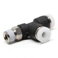 Đầu Nối Nhanh Khí Nén Dạng Chữ T Ren Ngoài Pisco PD3/16-01-C