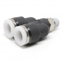 Đầu Nối Nhanh Khí Nén Dạng Chữ Y Ren Ngoài Pisco PX3/8-01
