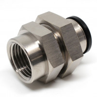 Đầu Nối Nhanh Khí Nén Dạng Thẳng Ren Trong Ngoài Pisco PMF16-04-C