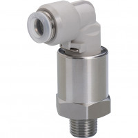 Đầu Nối Nhanh Khí Nén Dạng Thẳng Ren Ngoài Có Khớp Xoay Pisco RWL8-02SUS-F-TP