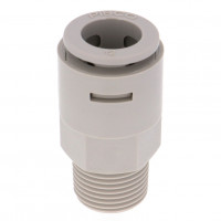 Đầu Nối Nhanh Khí Nén Dạng Thẳng Thân Lục Giác Ren Ngoài Pisco APC12-03-E-C