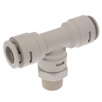 Đầu Nối Nhanh Khí Nén Dạng Chữ T Ren Ngoài Pisco APB12-03-C