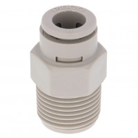 Đầu Nối Nhanh Khí Nén Dạng Thẳng Thân Lục Giác Ren Ngoài Pisco APC8-03-E-TP-C