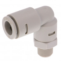 Đầu Nối Nhanh Khí Nén Dạng Cong 90° Ren Ngoài Pisco APL8-01-N