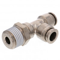 Đầu Nối Nhanh Khí Nén Dạng Chữ T Ren Ngoài Pisco KD10-04-1
