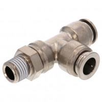 Đầu Nối Nhanh Khí Nén Dạng Chữ T Ren Ngoài Pisco KD10-02-1