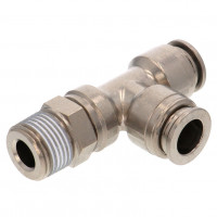 Đầu Nối Nhanh Khí Nén Dạng Chữ T Ren Ngoài Pisco KD10-03-1