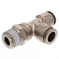 Đầu Nối Nhanh Khí Nén Dạng Chữ T Ren Ngoài Pisco KD12-04-1