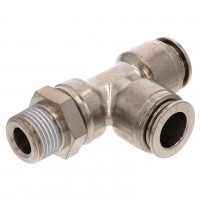 Đầu Nối Nhanh Khí Nén Dạng Chữ T Ren Ngoài Pisco KD12-03-1