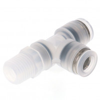 Đầu Nối Nhanh Khí Nén Dạng Chữ T Ren Ngoài Pisco PPD8-02