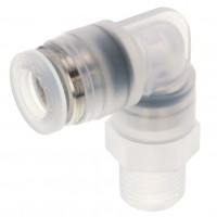 Đầu Nối Nhanh Khí Nén Dạng Cong 90° Ren Ngoài Pisco PPL1/4-01-TP