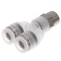 Đầu Nối Nhanh Khí Nén Dạng Chữ Y Ren Ngoài Pisco PPX3/8-03SUS