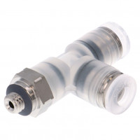 Đầu Nối Nhanh Khí Nén Dạng Chữ T Ren Ngoài Pisco PPD4-M5SUS-C