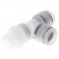 Đầu Nối Nhanh Khí Nén Dạng Chữ T Ren Ngoài Pisco PPD12-02-C