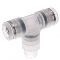 Đầu Nối Nhanh Khí Nén Dạng Chữ T Ren Ngoài Pisco PPB10-02-TP-C
