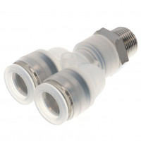 Đầu Nối Nhanh Khí Nén Dạng Chữ Y Ren Ngoài Pisco PPX1/2-03SUS-TP