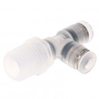 Đầu Nối Nhanh Khí Nén Dạng Chữ T Ren Ngoài Pisco PPD4-02-C