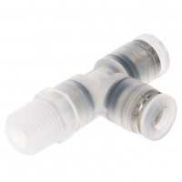 Đầu Nối Nhanh Khí Nén Dạng Chữ T Ren Ngoài Pisco PPD4-01-C