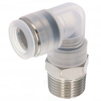 Đầu Nối Nhanh Khí Nén Dạng Cong 90° Ren Ngoài Pisco PPL1/2-04SUS