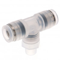Đầu Nối Nhanh Khí Nén Dạng Chữ T Ren Ngoài Pisco PPB8-01