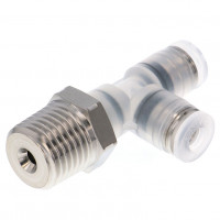 Đầu Nối Nhanh Khí Nén Dạng Chữ T Ren Ngoài Pisco PPD4-02SUS-F-C