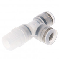 Đầu Nối Nhanh Khí Nén Dạng Chữ T Ren Ngoài Pisco PPD10-03-F