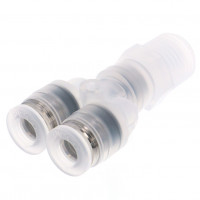 Đầu Nối Nhanh Khí Nén Dạng Chữ Y Ren Ngoài Pisco PPX6-02-HN-TP