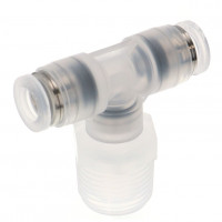Đầu Nối Nhanh Khí Nén Dạng Chữ T Ren Ngoài Pisco PPB1/4-03