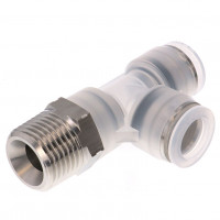 Đầu Nối Nhanh Khí Nén Dạng Chữ T Ren Ngoài Pisco PPD1/2-04SUS-HN