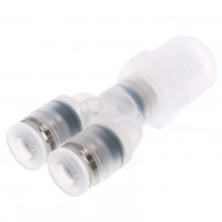 Đầu Nối Nhanh Khí Nén Dạng Chữ Y Ren Ngoài Pisco PPX4-02