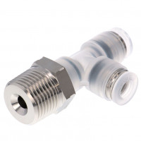 Đầu Nối Nhanh Khí Nén Dạng Chữ T Ren Ngoài Pisco PPD6-03SUS-TP