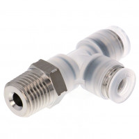 Đầu Nối Nhanh Khí Nén Dạng Chữ T Ren Ngoài Pisco PPD6-02SUS-S