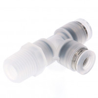 Đầu Nối Nhanh Khí Nén Dạng Chữ T Ren Ngoài Pisco PPD6-02-C