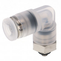 Đầu Nối Nhanh Khí Nén Dạng Cong 90° Ren Ngoài Pisco PPL4-M3SUS-UC