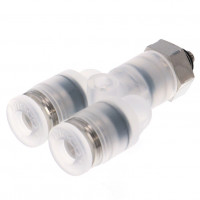 Đầu Nối Nhanh Khí Nén Dạng Chữ Y Ren Ngoài Pisco PPX4-M3SUS-F