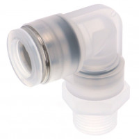 Đầu Nối Nhanh Khí Nén Dạng Cong 90° Ren Ngoài Pisco PPL12-03-TP
