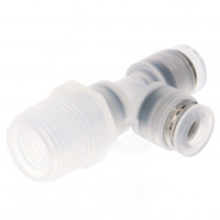 Đầu Nối Nhanh Khí Nén Dạng Chữ T Ren Ngoài Pisco PPD6-03-F-C